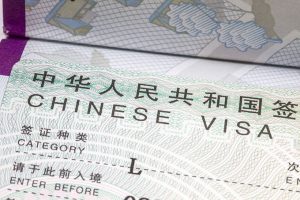 visa de negocios a China